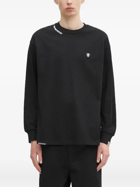 AAPE BY *A BATHING APE® long-sleeves logo T-shirt