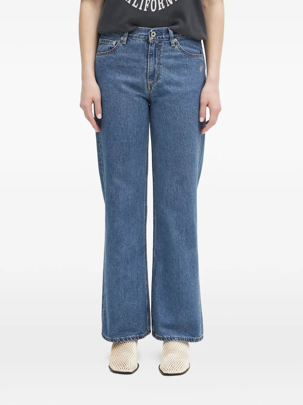 A BATHING APE® embellished-detail jeans - Blu