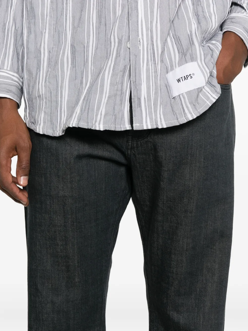 Trc Five-pocket Jeans In Gray