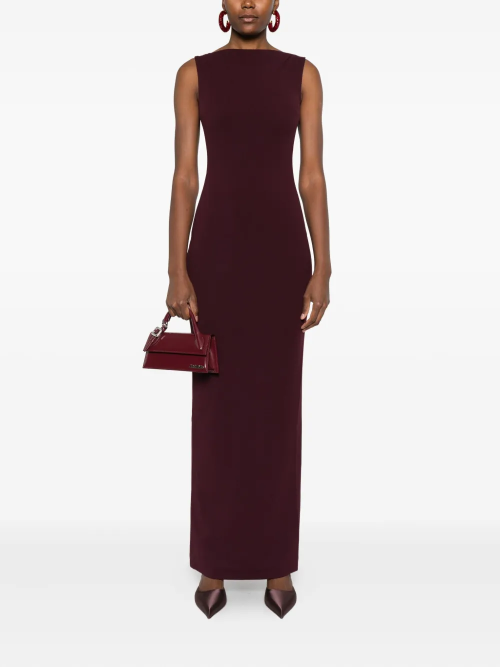 Solace London Imogen mouwloze maxi-jurk - Paars
