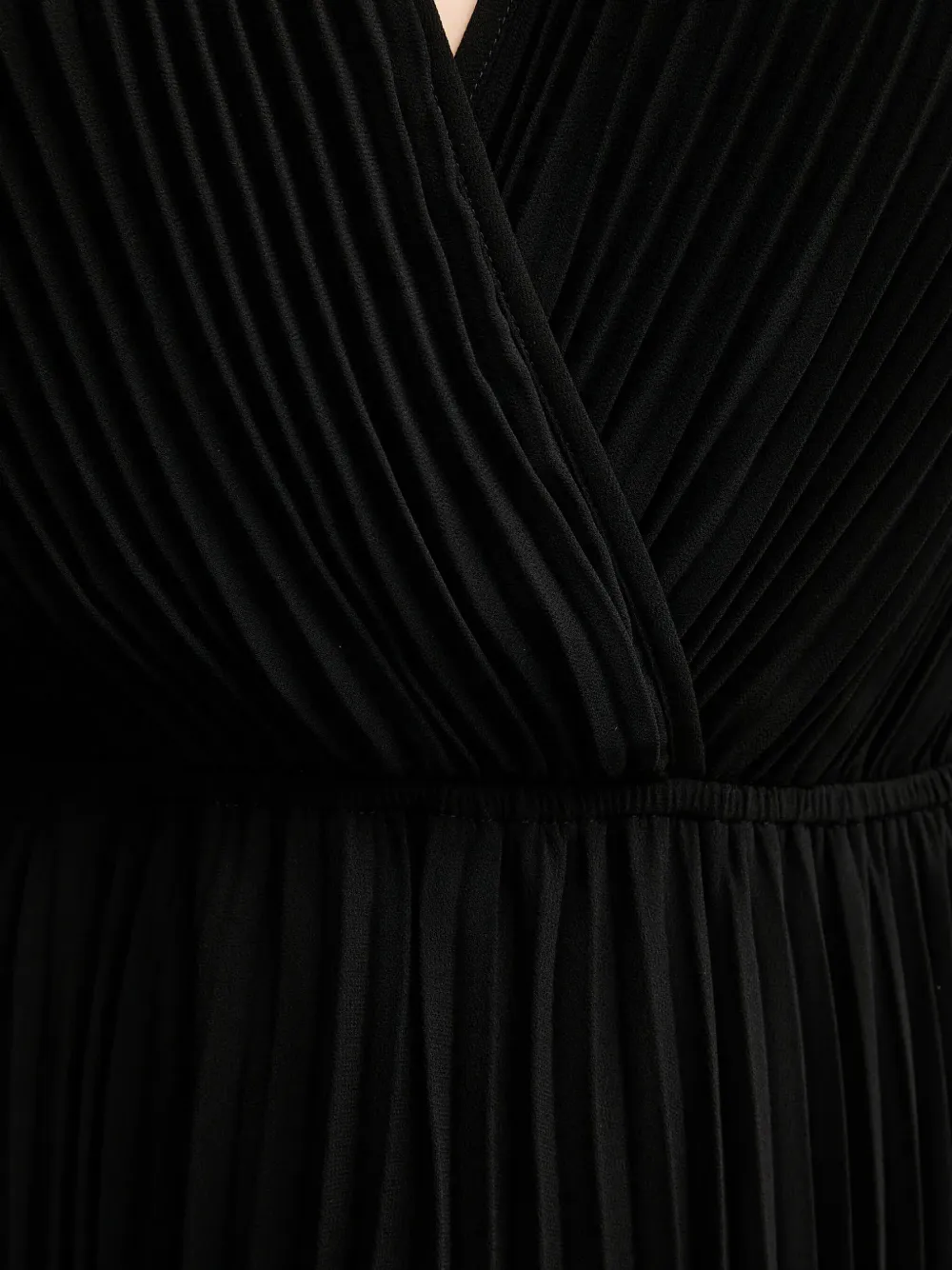 TWINSET Geplooide maxi-jurk Zwart