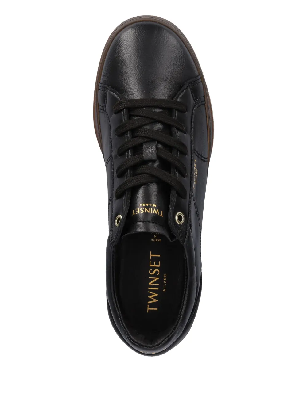 Twinset Logo-print Sneakers In Black