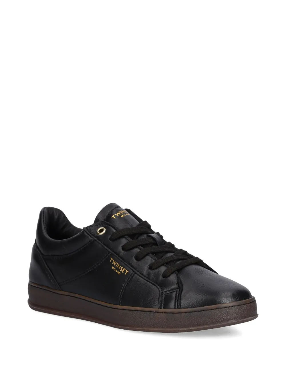 TWINSET Sneakers met logoprint - Zwart