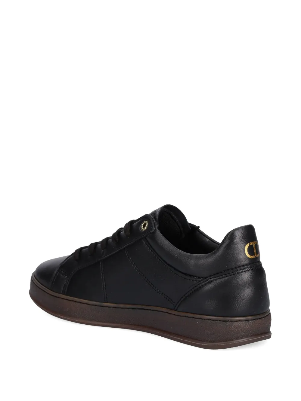 Twinset Logo-print Sneakers In Black