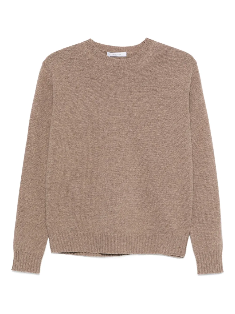 Max Mara round-neck cashmere sweater | Brown | Image 1