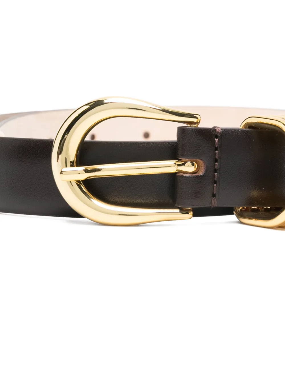 Déhanche Riem met ringdetail - Bruin