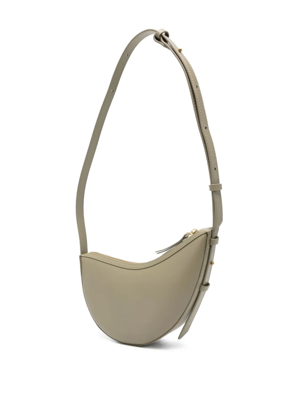 Soeur Crescent schoudertas met rits Beige