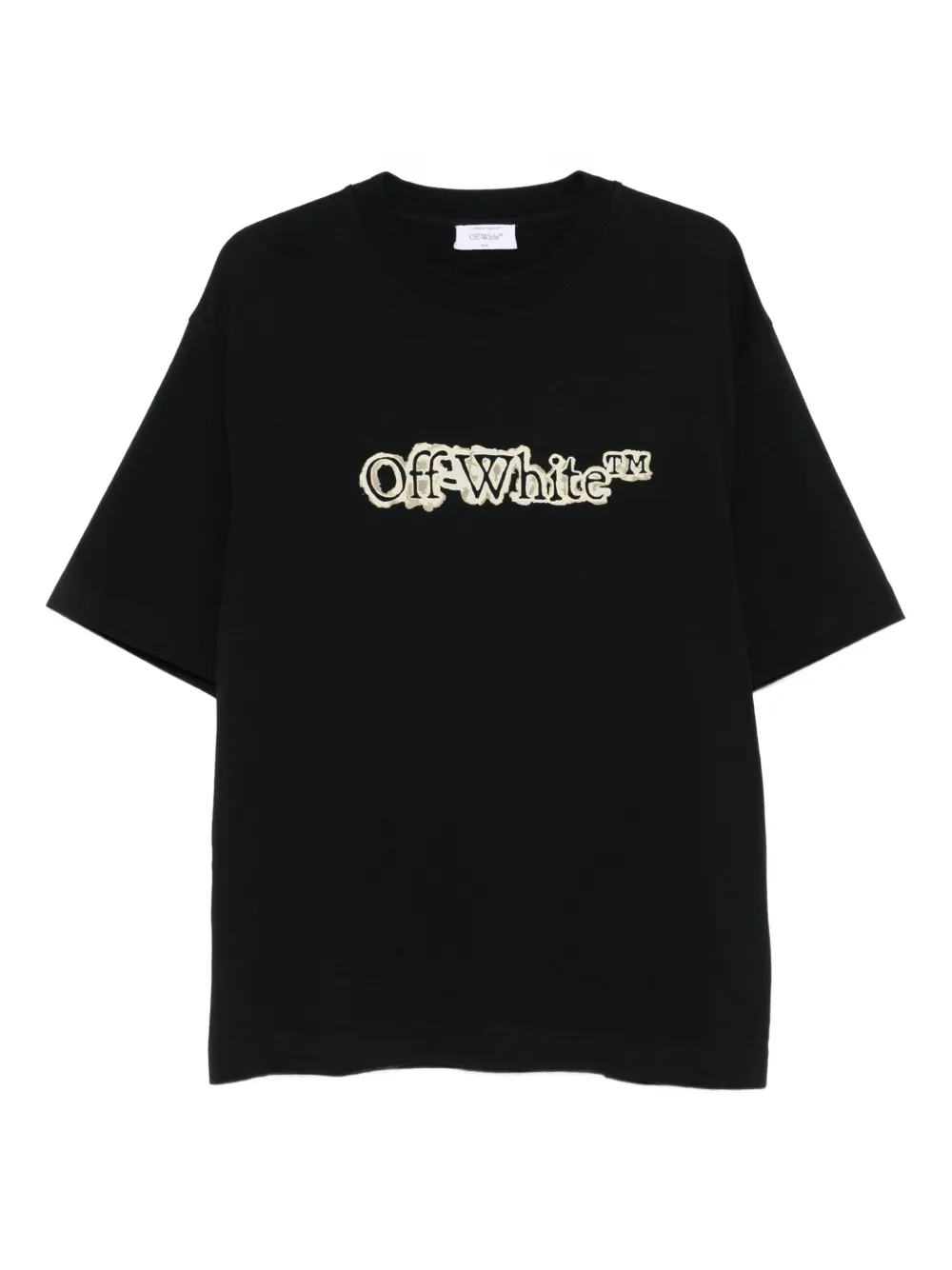 Off-White logo-logo T-shirt | Black | Image 1