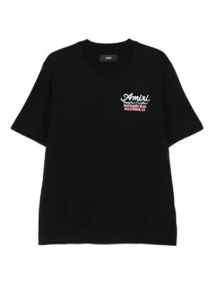 AMIRI graphic-print Cotton T-shirt | Black | FARFETCH