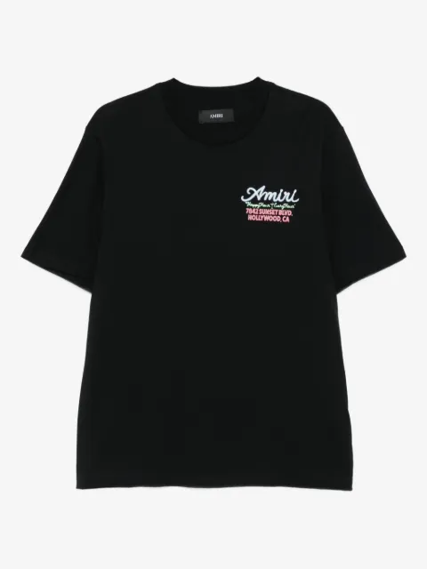 AMIRI logo-embroidered T-shirt