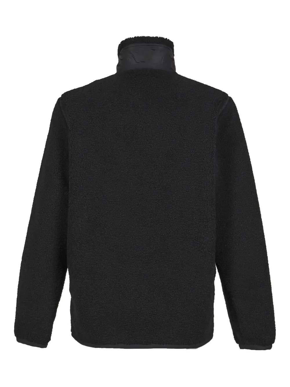 Moncler Teddy Zip-up Sweatshirt With Pocket In Black