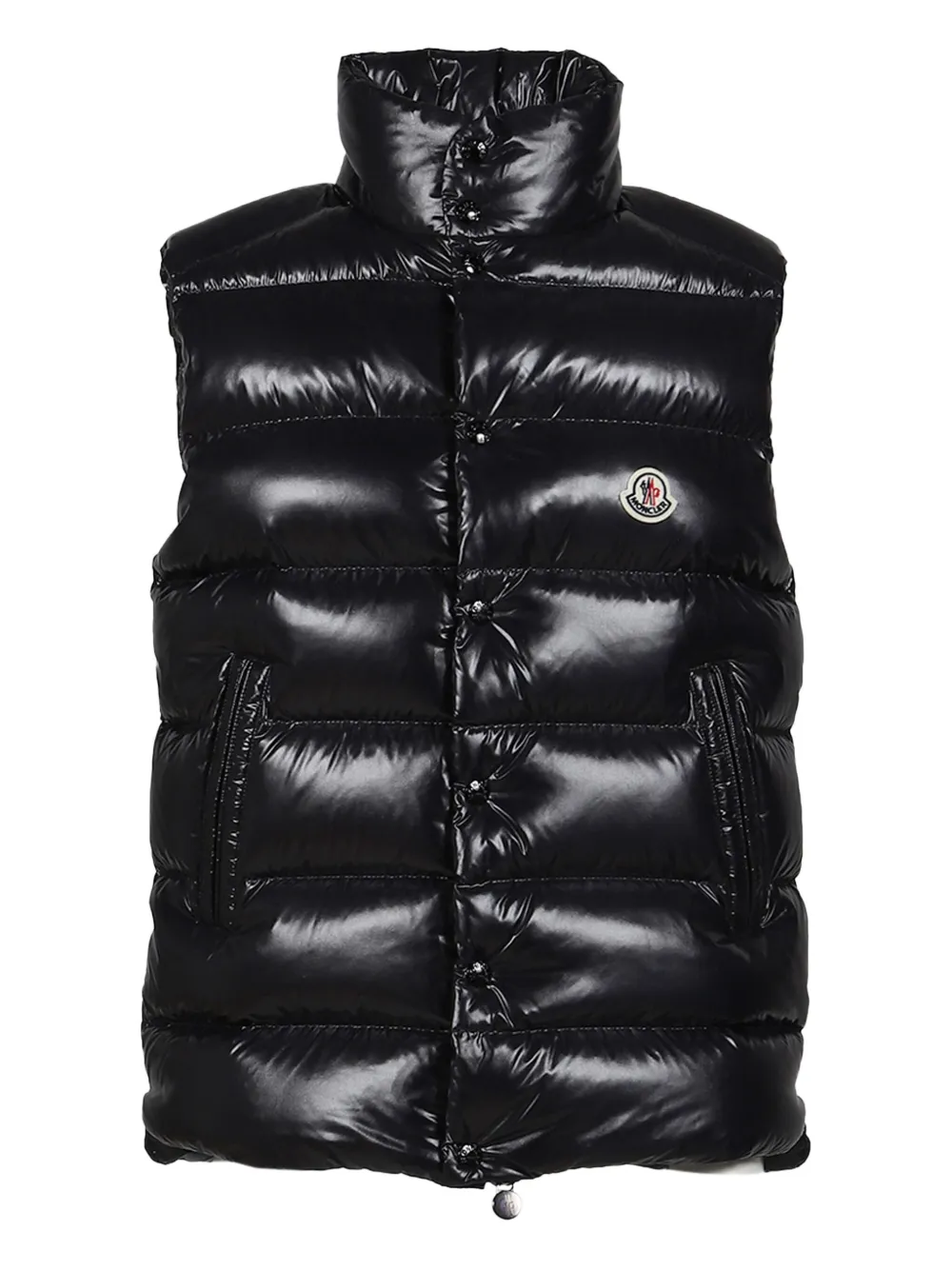 Moncler quilted high-neck vest - Nero