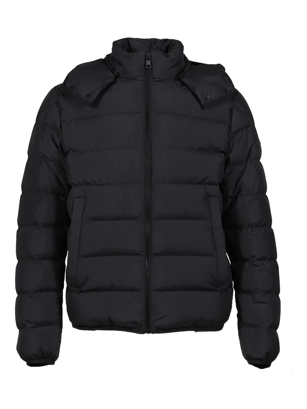 Moncler chamarra capitonada con capucha | negro | Image 1