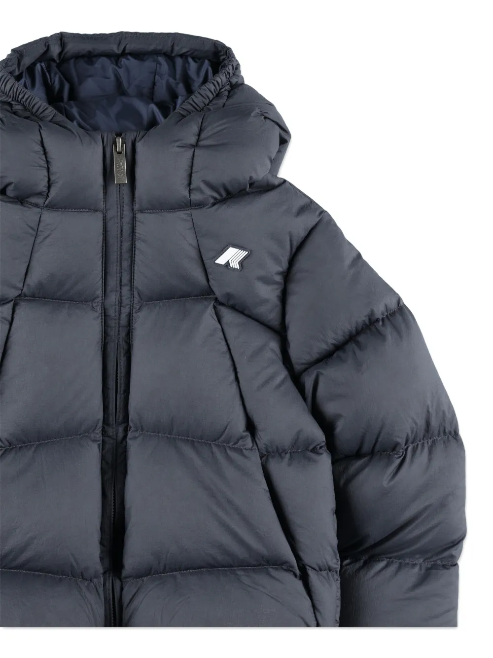 K Way Kids Jack met capuchon Blauw