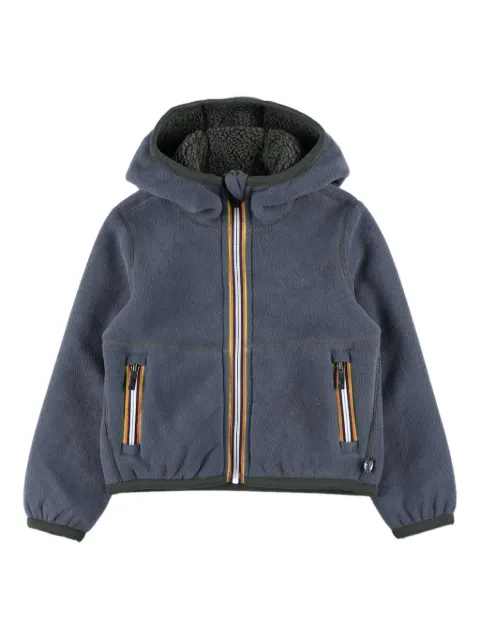 K Way Kids textured hooded jacket
