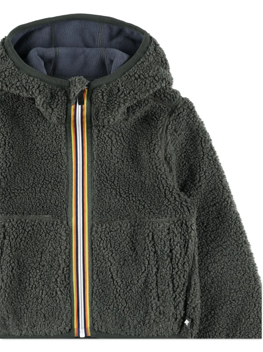 K Way Kids Jas met capuchon Groen