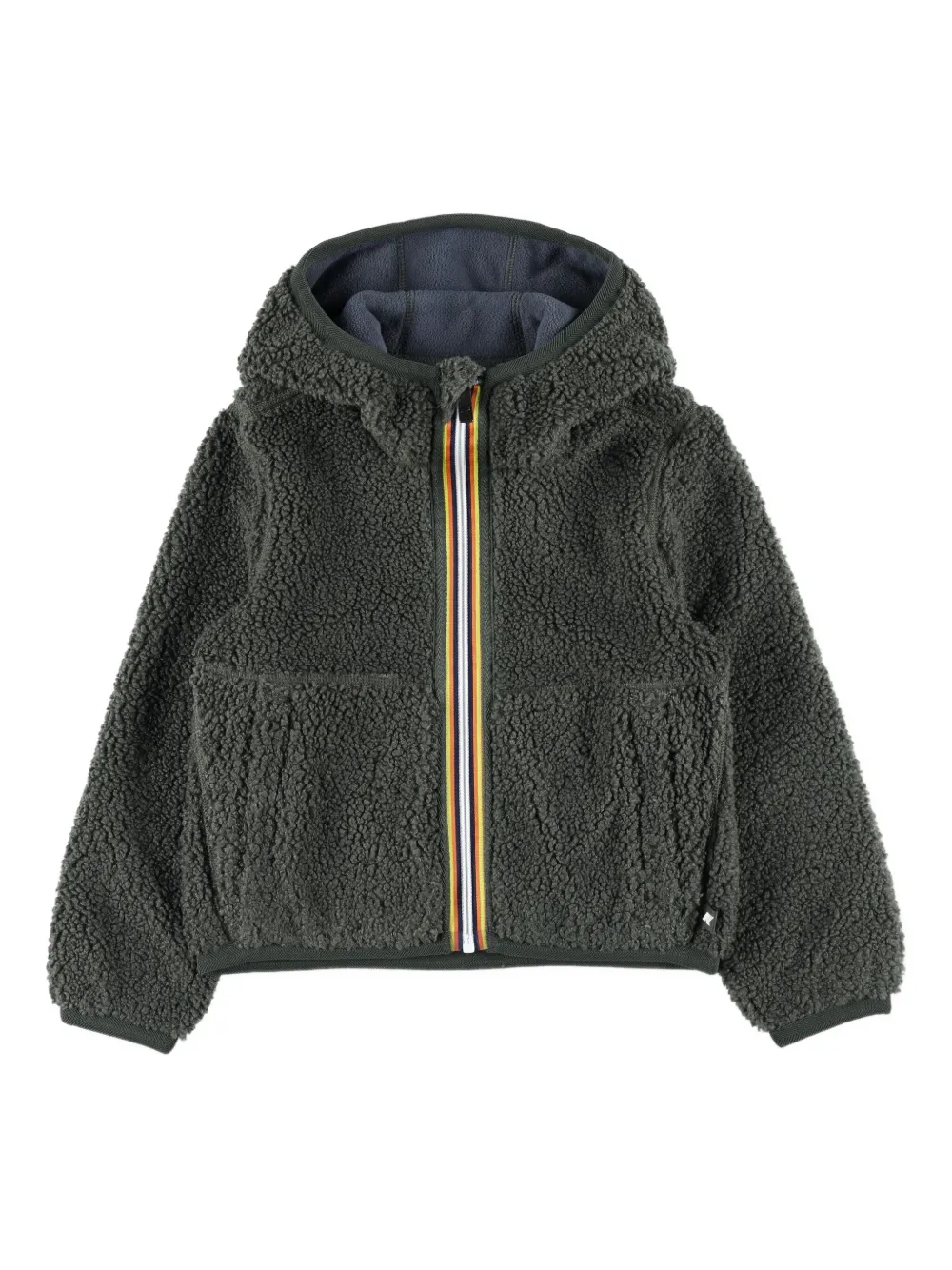 K Way Kids textured hooded jacket | Boys Bomber Jackets | Image 2