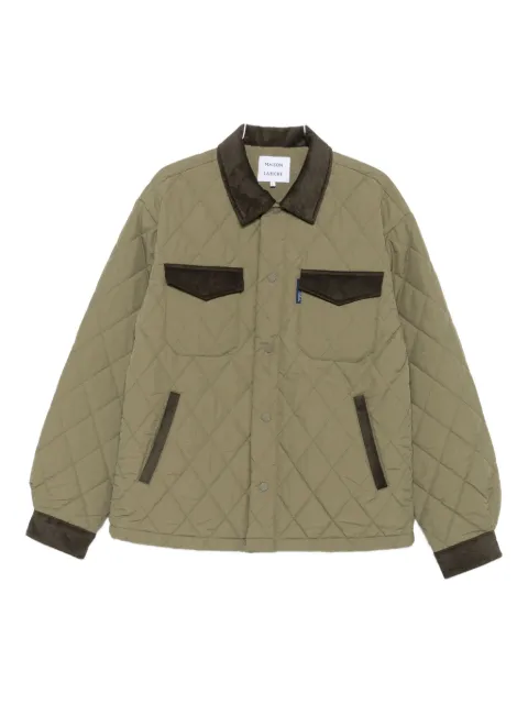 Maison Labiche quilted corduroy-trimmed jacket