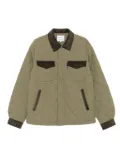 Maison Labiche quilted corduroy-trimmed jacket - Green