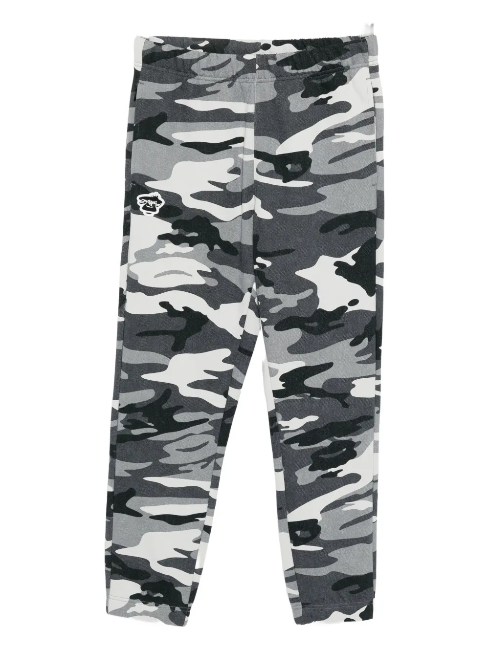 AAPE BY *A BATHING APE® Pantaloni con applicazione logo - Grigio