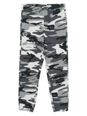 AAPE BY *A BATHING APE® カモフラージュ トラックパンツ | ブラック
