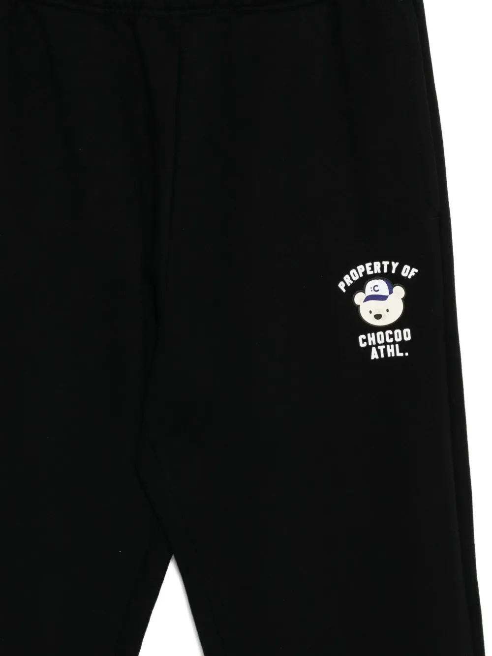 Chocoolate Logo-printed Trousers In Black