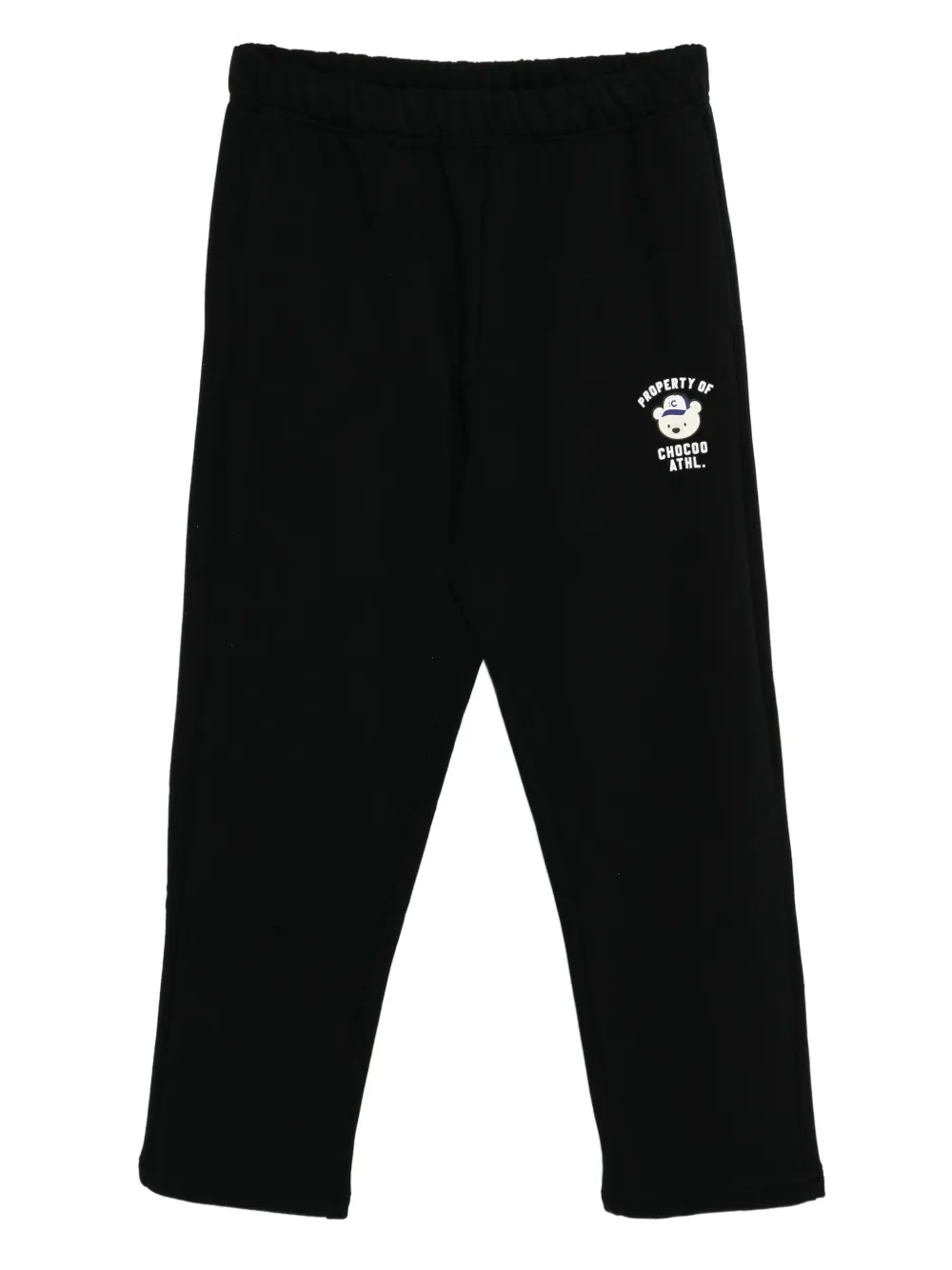 Chocoolate Logo-printed Trousers In Black