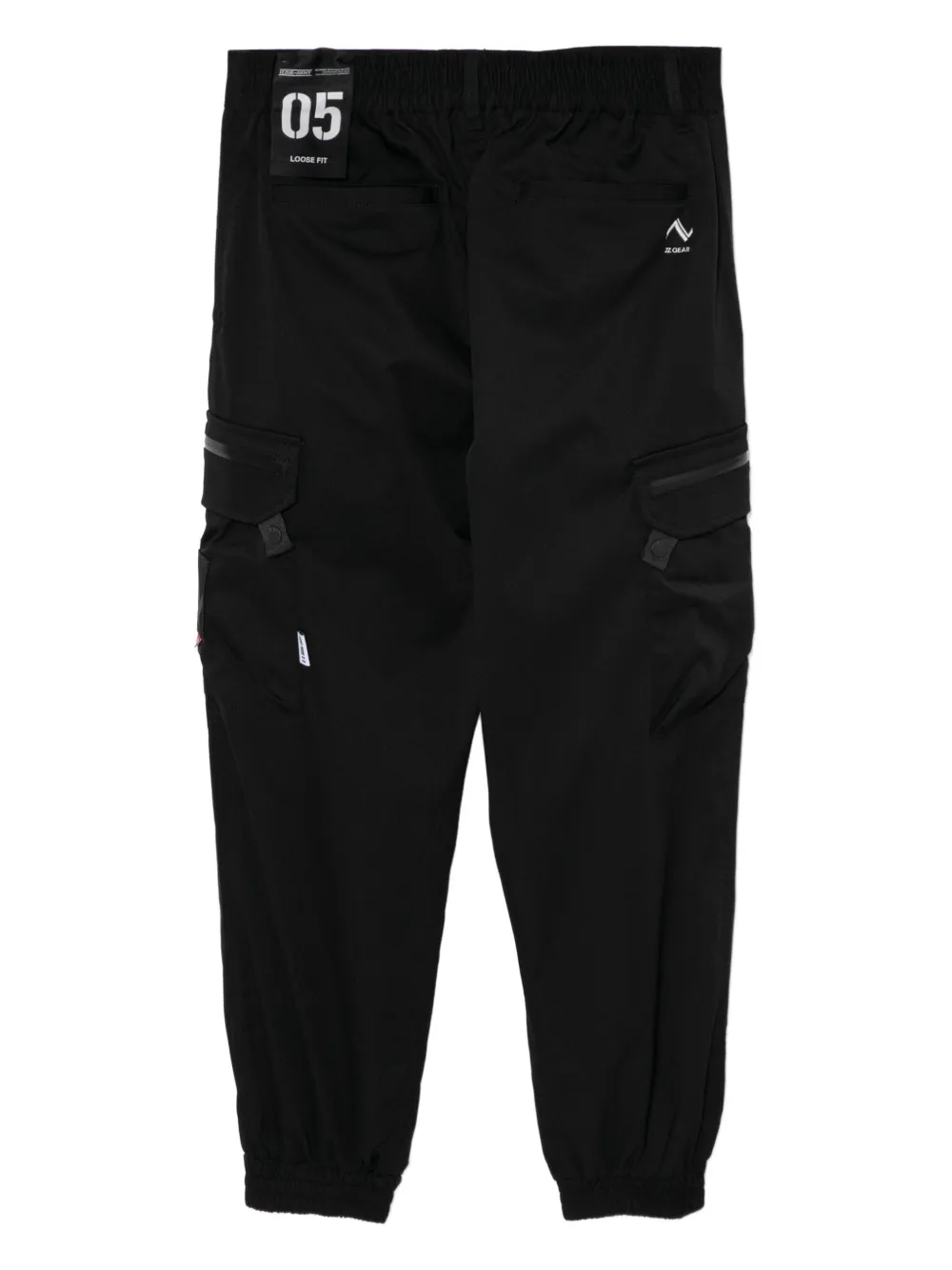 Izzue Broek met logopatch - Zwart