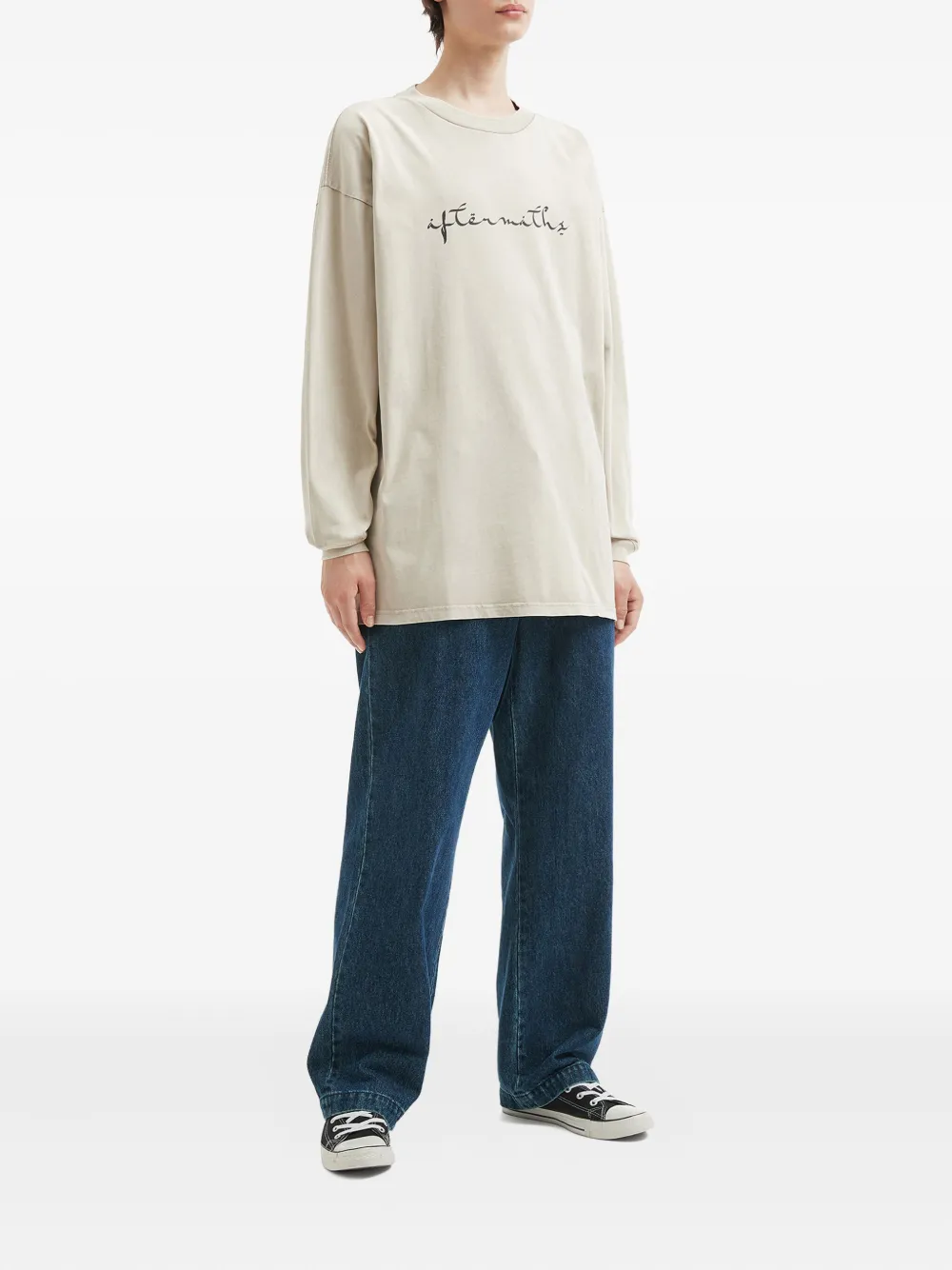 aftermaths deer-print long-sleeved T-shirt | T-Shirts | Image 2