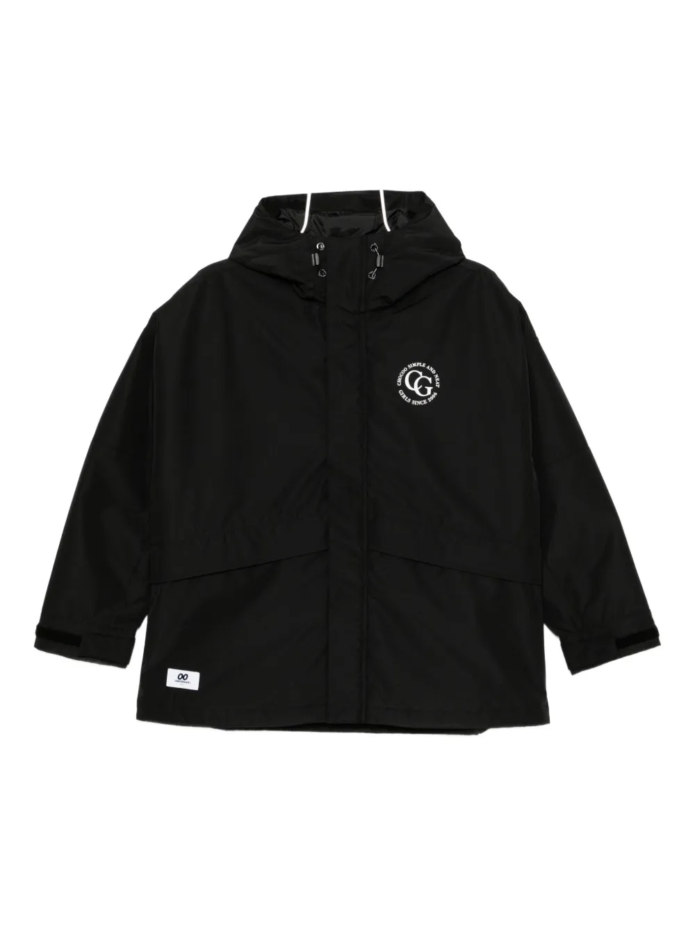 Chocoolate Logo-printed Jacket In Black