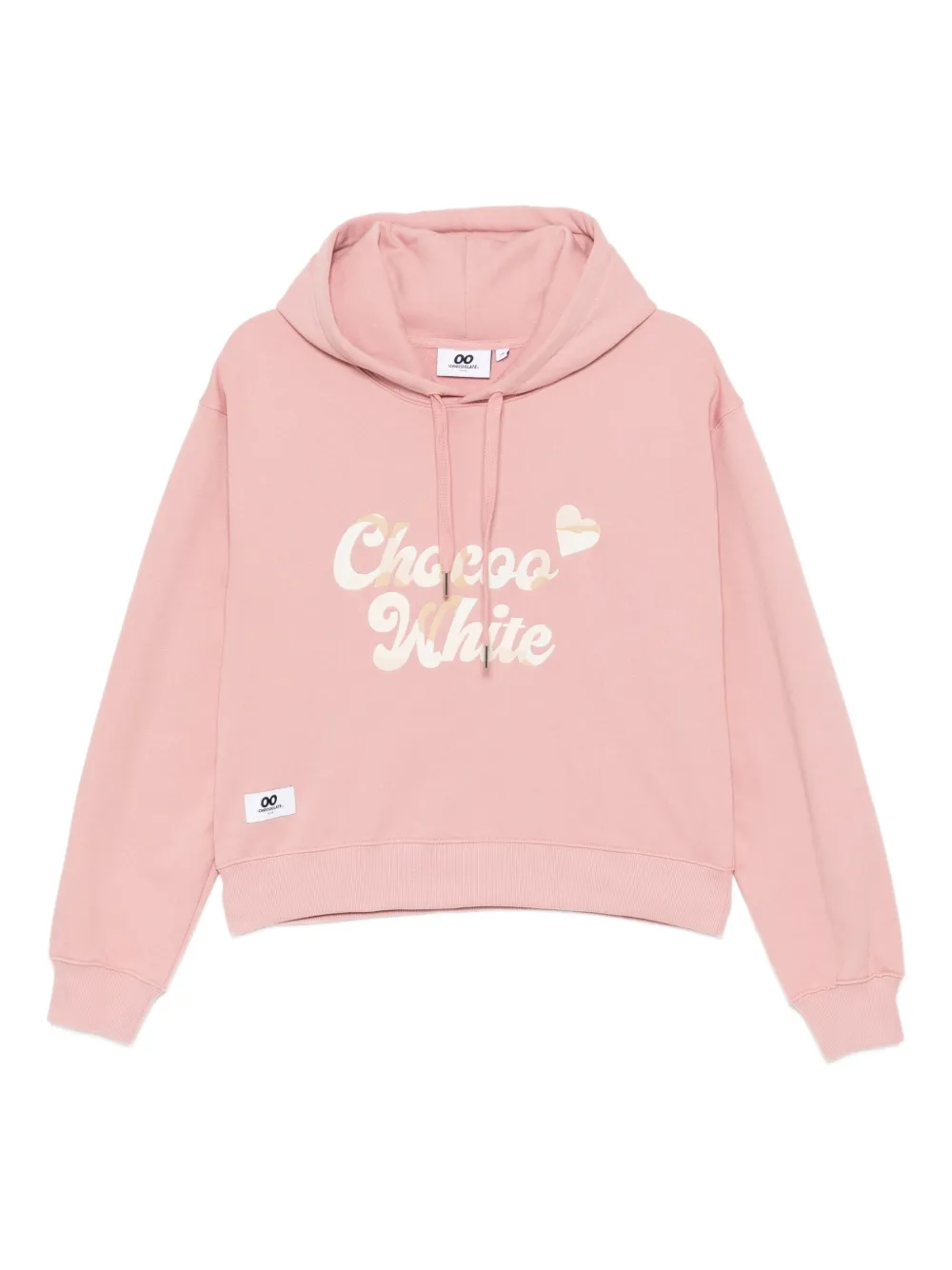 CHOCOOLATE logo-embroidered hoodie | Pink | Image 1