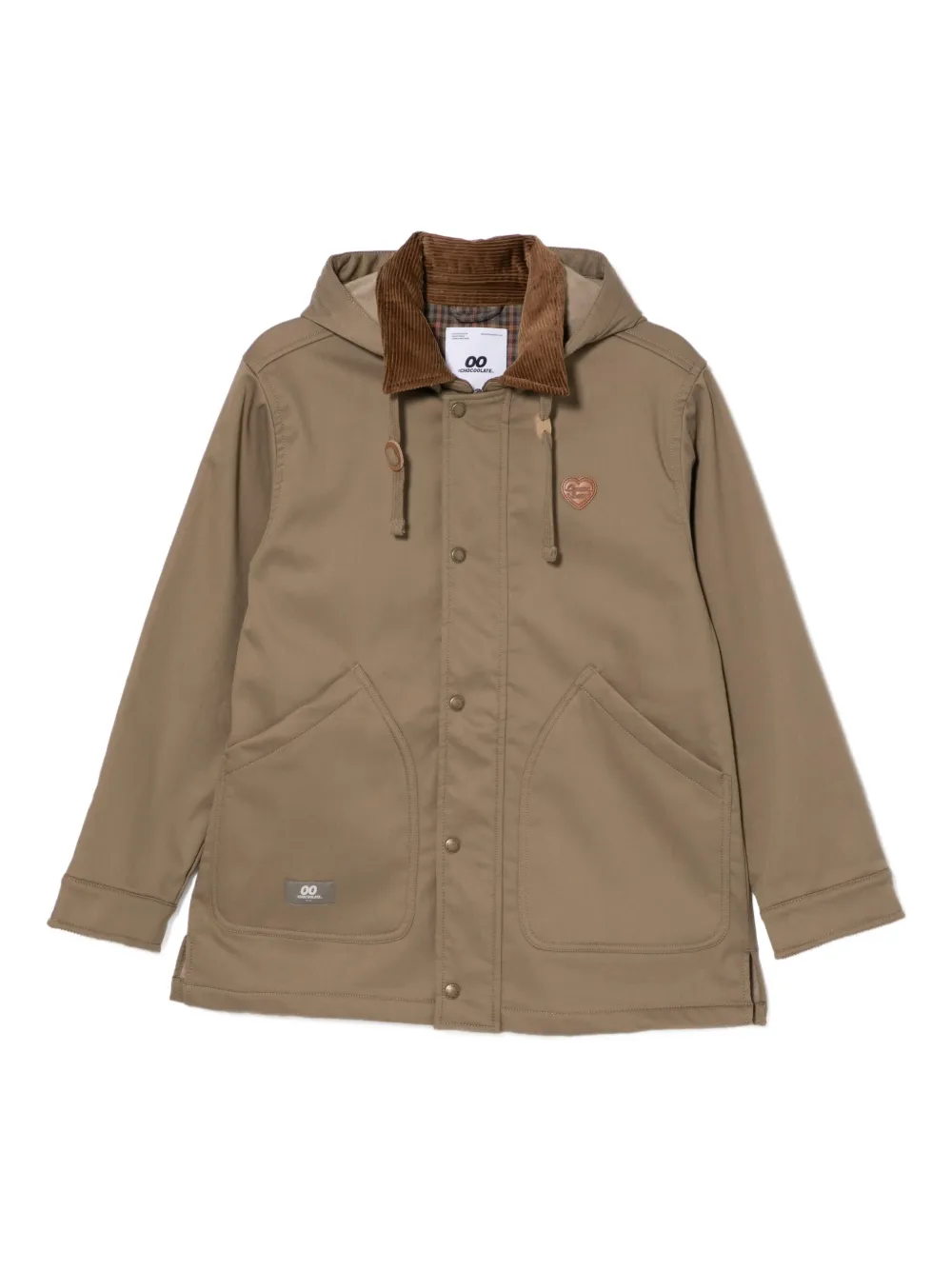 CHOCOOLATE heart-patch jacket | Brown | Image 1