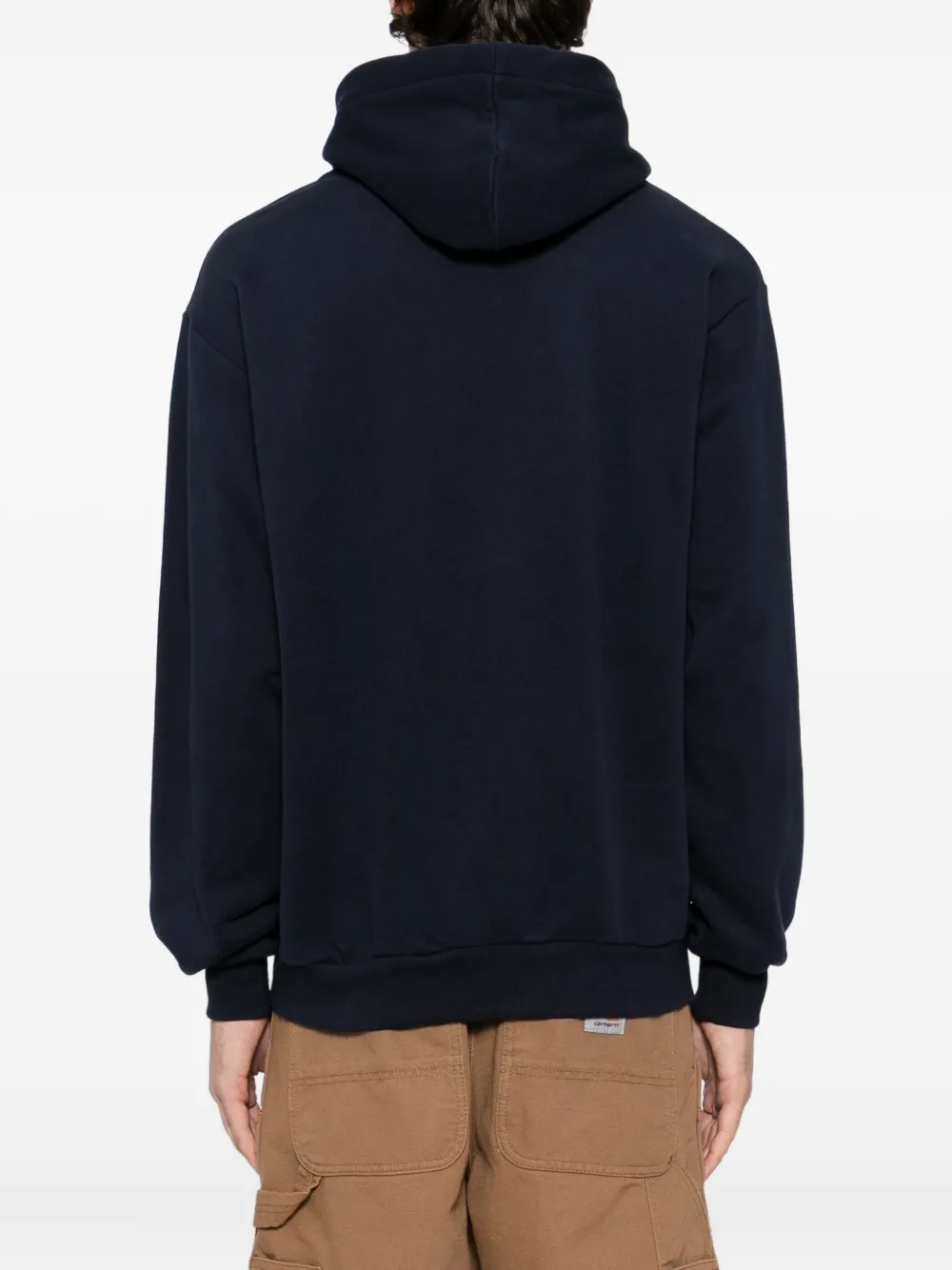 CHOCOOLATE Hoodie met geborduurd logo Blauw