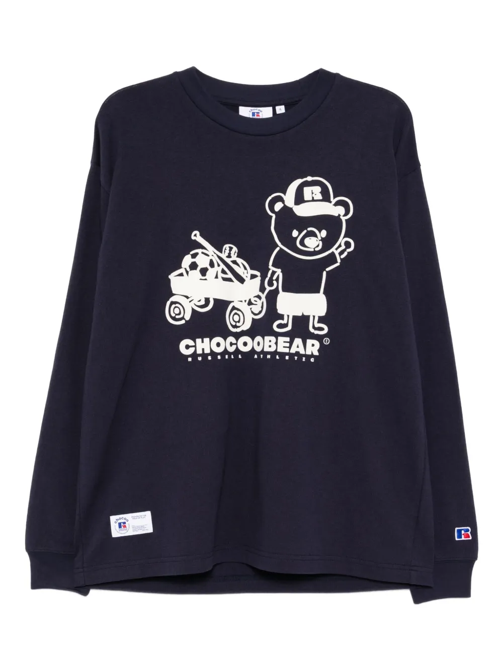 CHOCOOLATE graphic-print T-shirt | Blue | Image 1