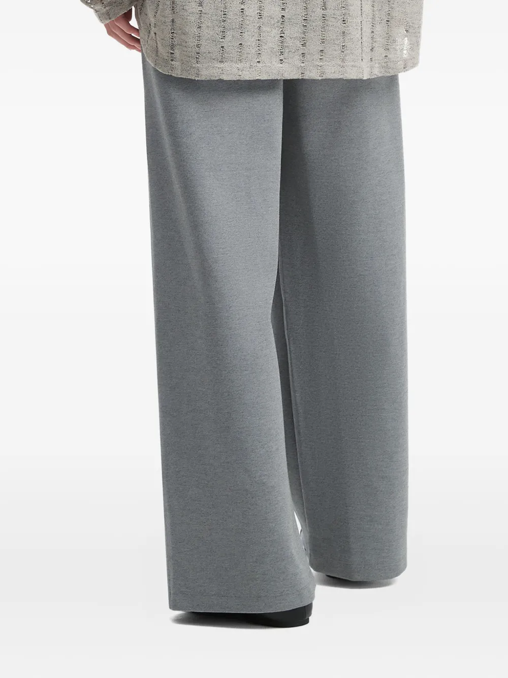 B+ab Wide-leg Trousers In Gray