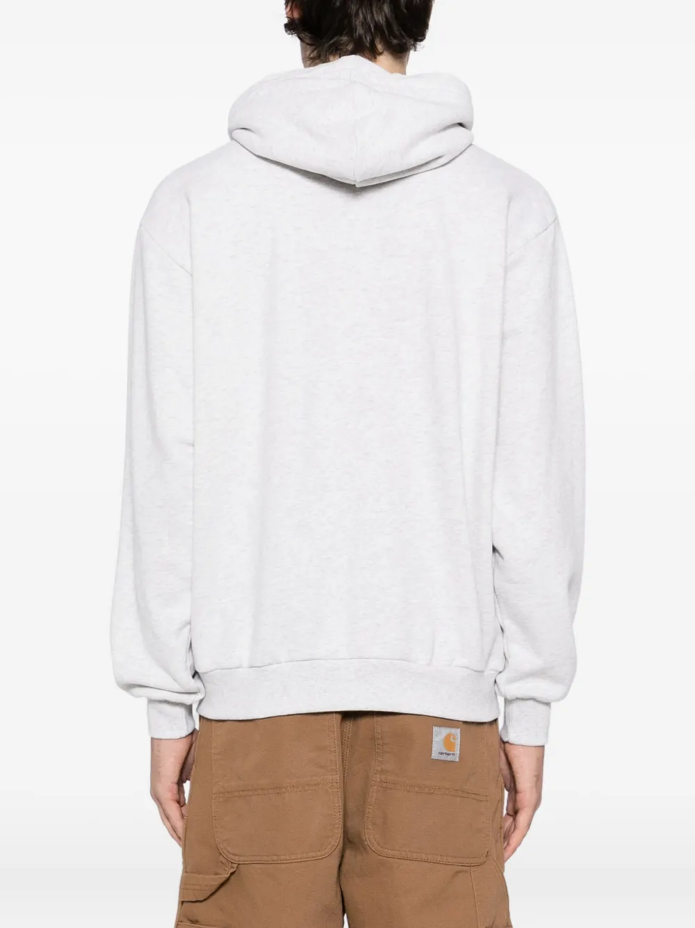 Chocoolate Logo-embroidered Hoodie In Gray
