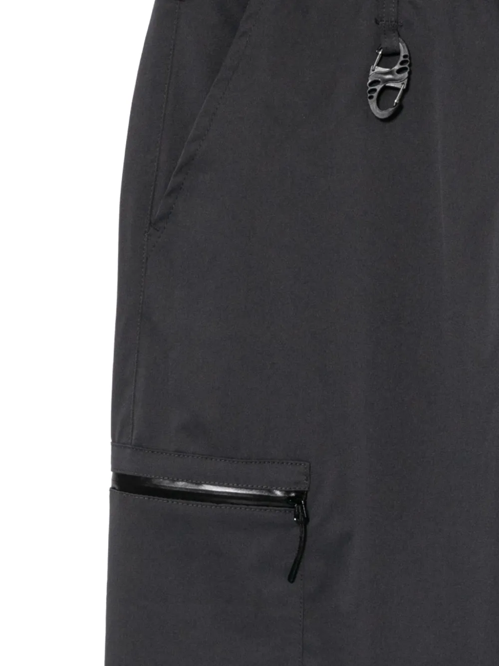 Izzue Logo-printed Trousers In Gray