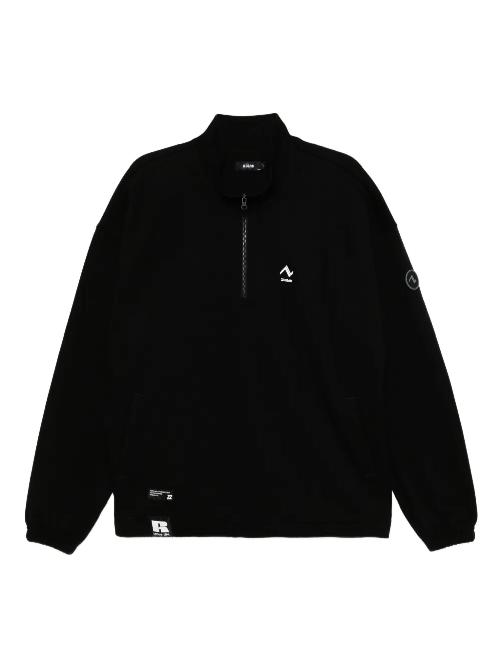 izzue sudadera con logo estampado | negro | Image 1