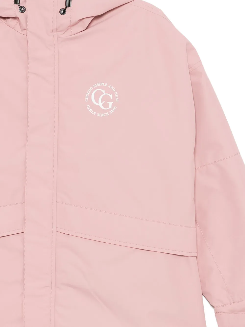 Chocoolate Logo-printed Jacket In Pink