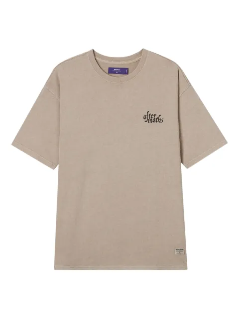 aftermaths fox-embroidered cotton T-shirt