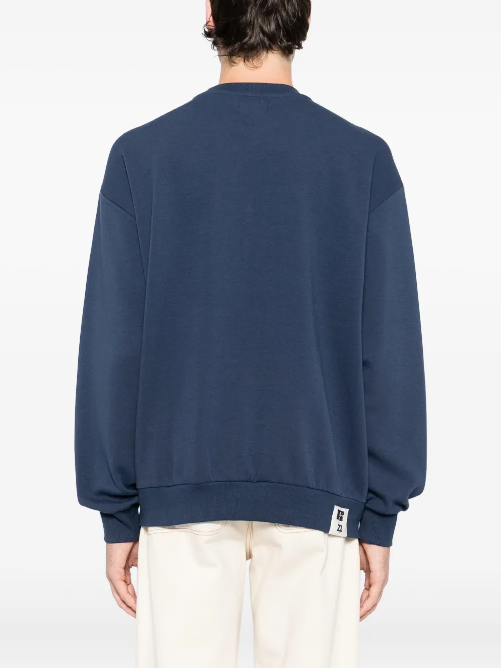 izzue Sweater met print Blauw