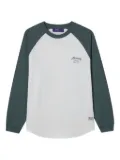 aftermaths raglan-sleeve long-sleeve T-shirt - White