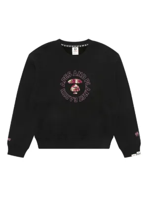 A BATHING APE® グラフィック スウェットシャツ | ブラック | FARFETCH JP