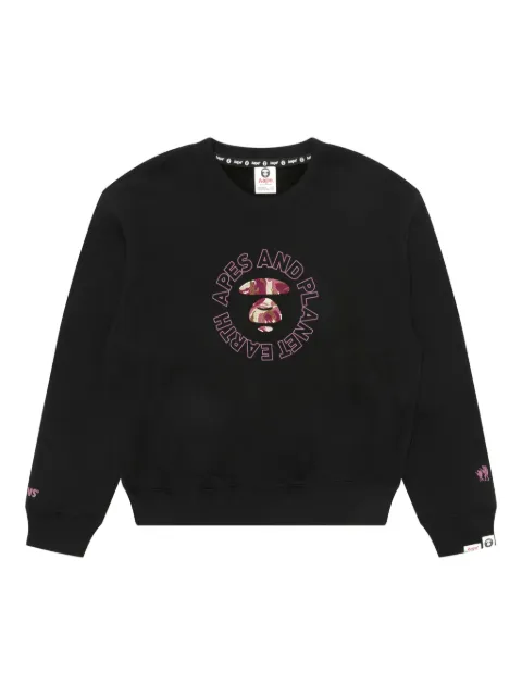 AAPE BY *A BATHING APE® sudadera con bordado militar