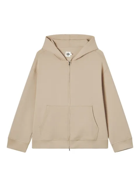 b+ab zip-front hoodie 