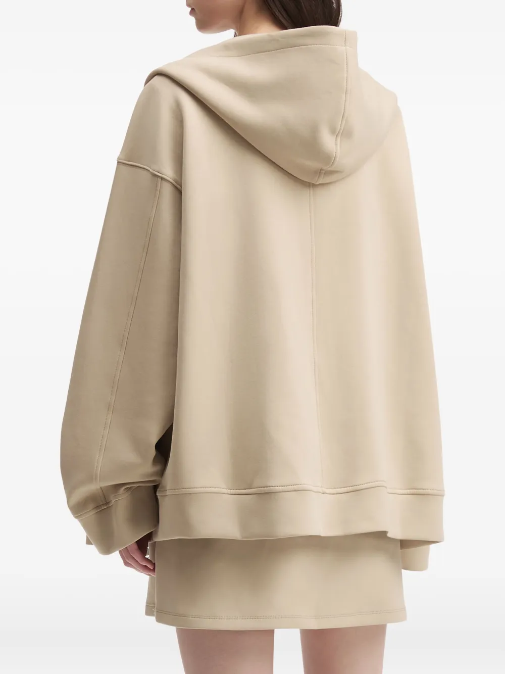 b+ab Hoodie met rits Beige