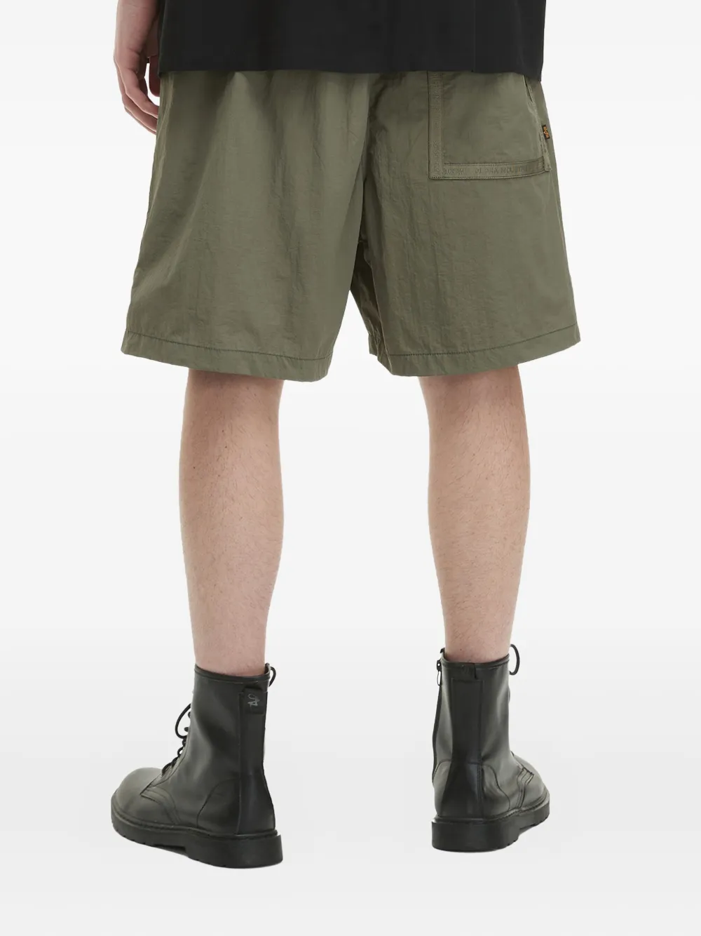 Alpha Industries Shorts met logopatch Groen