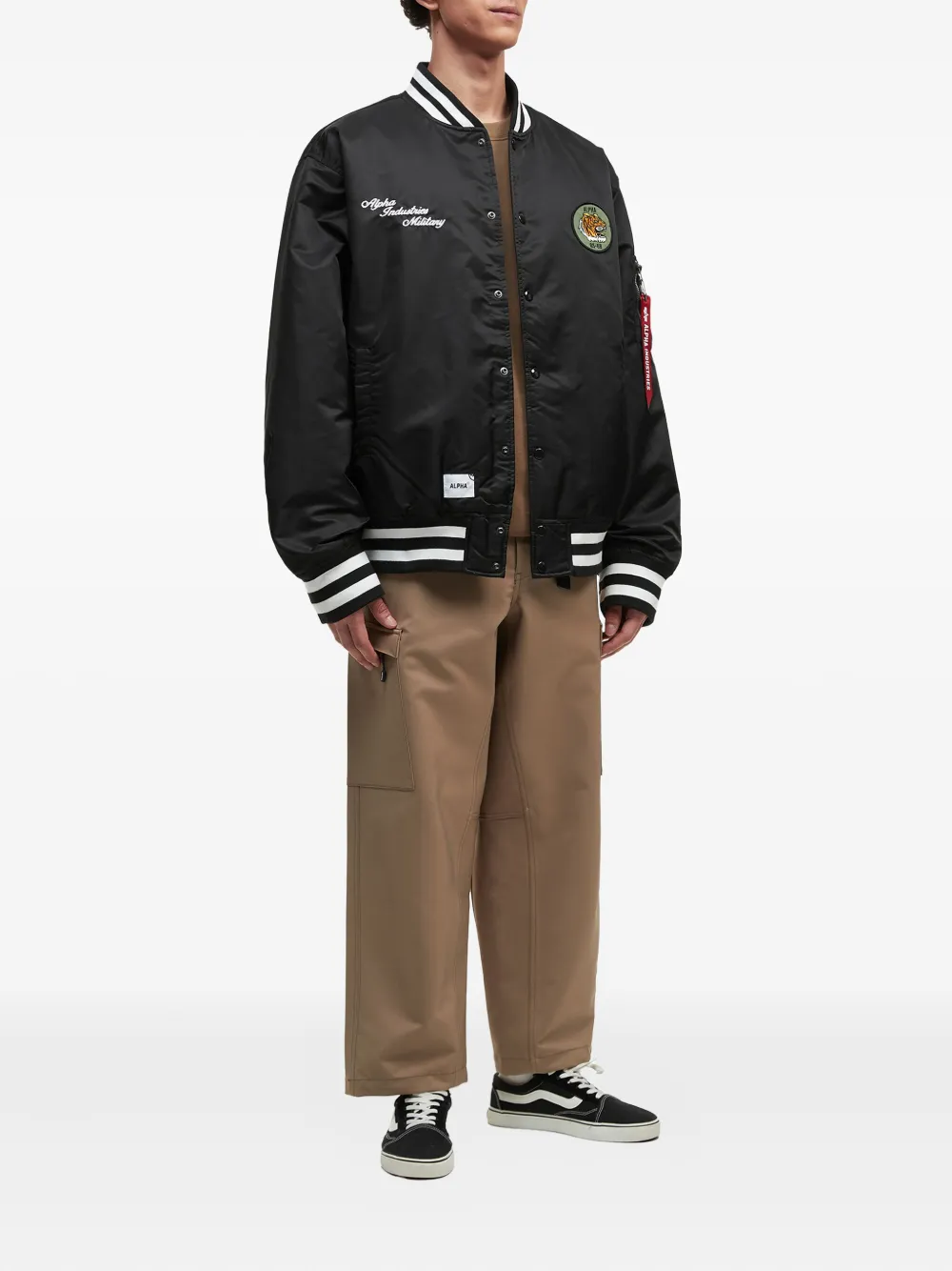 Alpha Industries tiger-patch bomber jacket | Bomber Jackets | Image 2