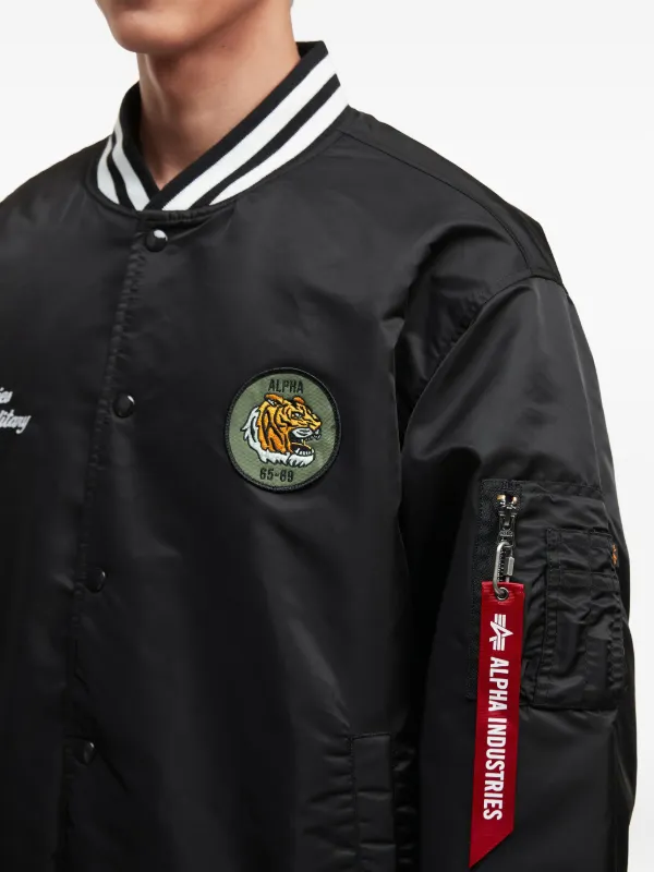 alpha industries patch jacket