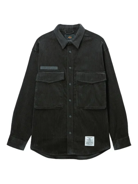 Alpha Industries corduroy patch-pocket shirt